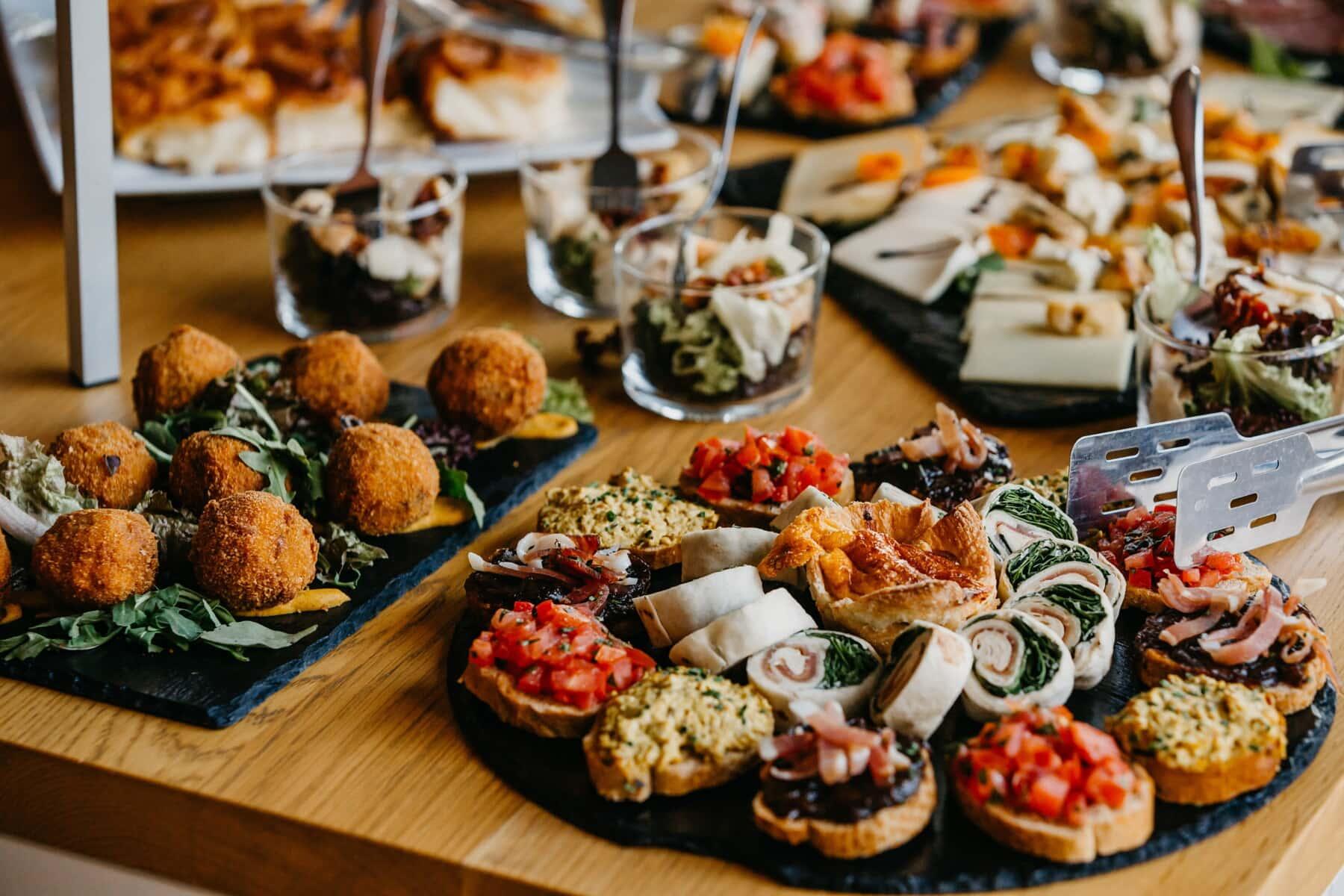 A vibrant appetizer with fresh ingredients